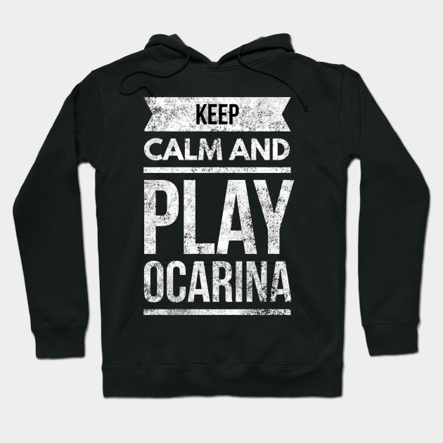 Keep Calm And Play Ocarina Hoodie by coloringiship